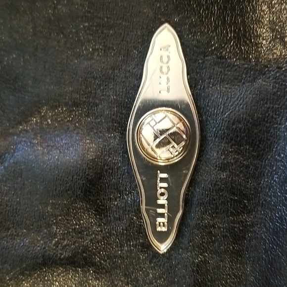 ELLIOTT  LUCCA GENUINE LEATHER BLACK PURSE / HANDBAG - Picture 9 of 9